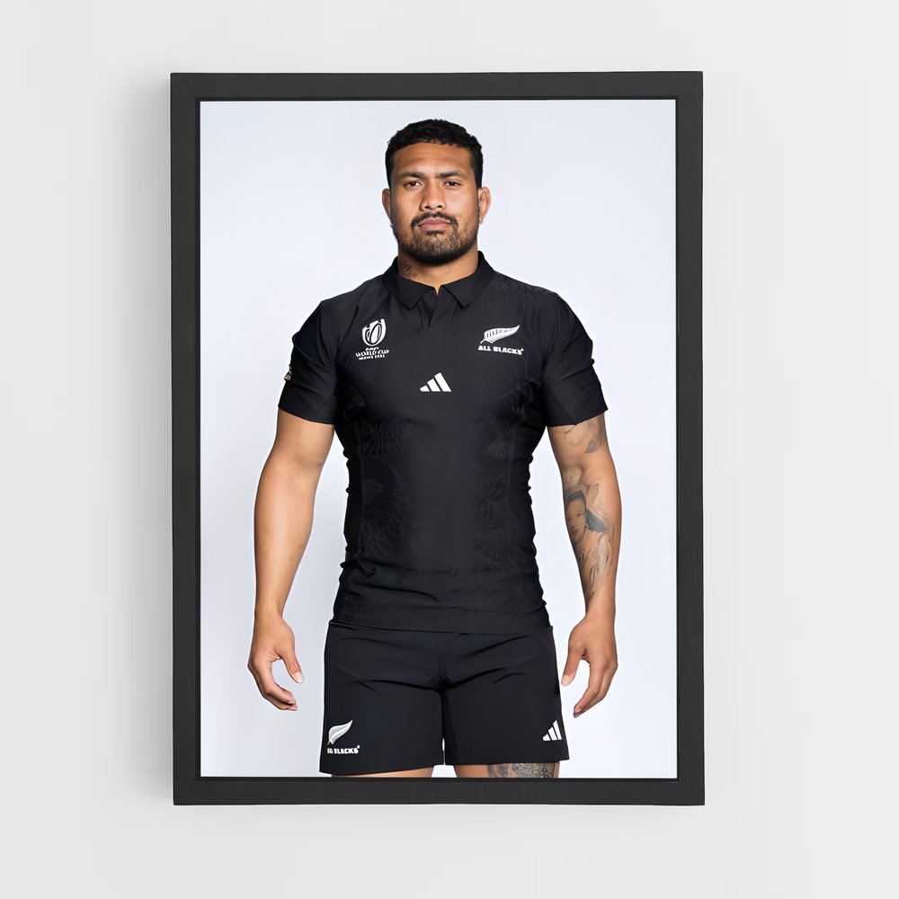 Poster All Blacks Ardie – affiche Rugby (vue 2)